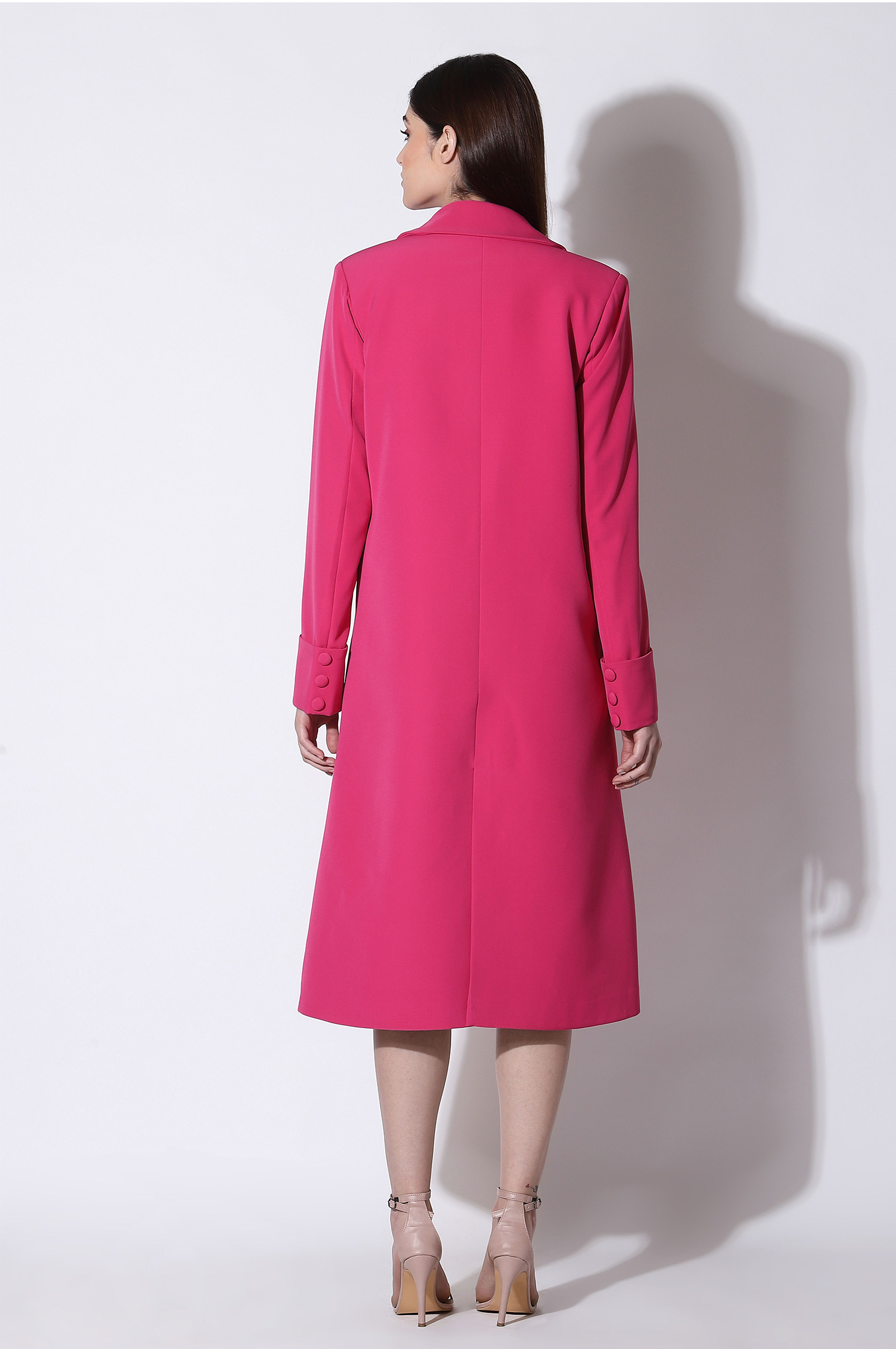 MELLOW RUBY CERISE OVERCOAT 3