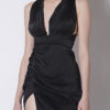 JET PLEATED WRAP AROUND DRESS1