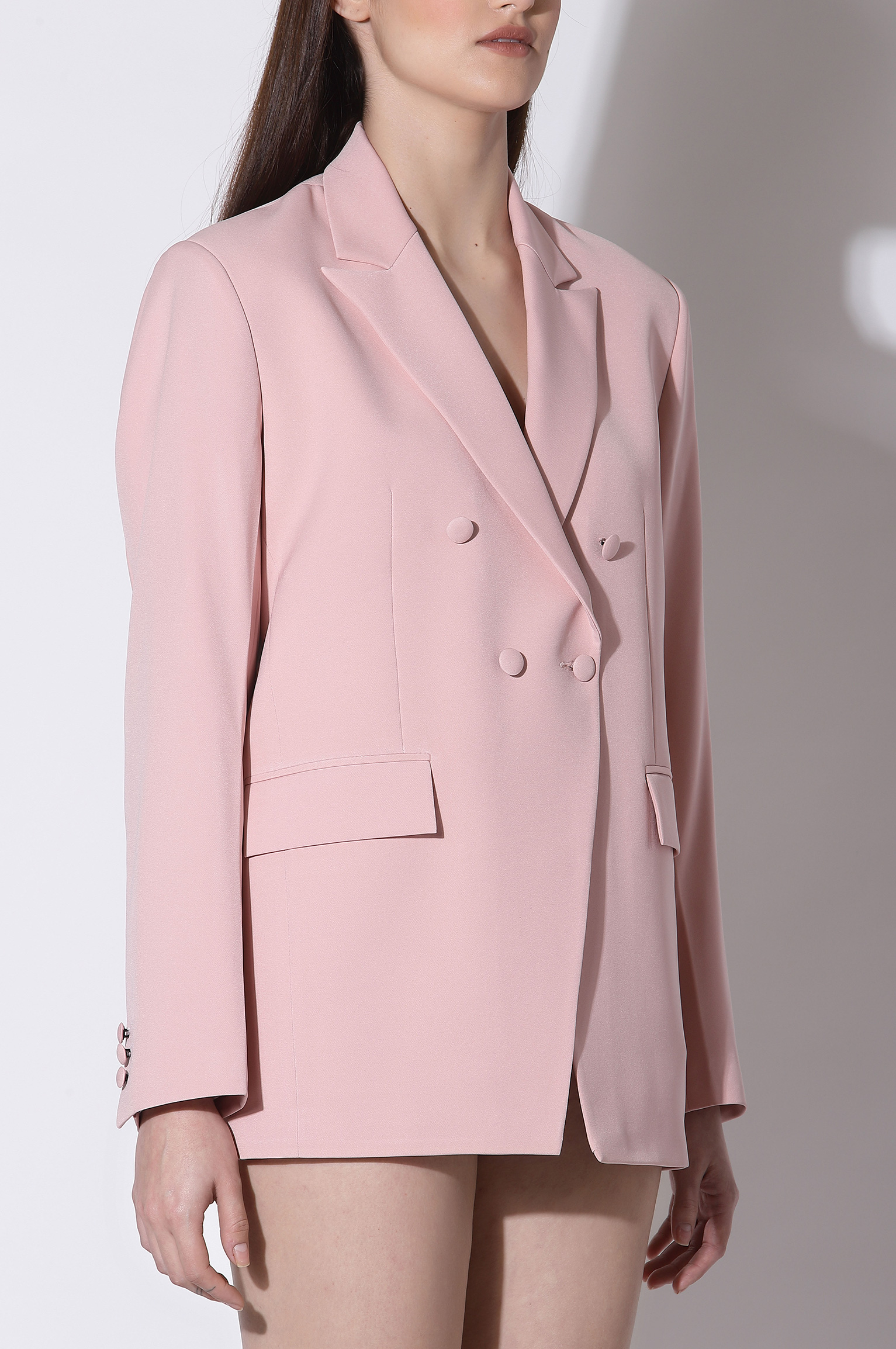 PINK-SAND DOUBLE BREASTED BLAZER 7